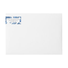 オムパロデスブルー&スカイダイバーブルー住所 シール ラップアラウンドラベル