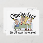 『オムパ・オクトーバーフェストの贈り物』 ポストカード (正面/裏面)
