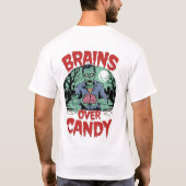 オムビアポカリプスサバイバーティー – ハロウィーンホラー Tシャツ (裏面)