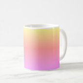 オムブカラフルレインボーピンクパープル4ジェーン コーヒーマグカップ (正面右)