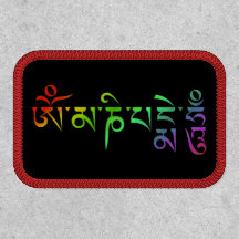 オムマニパドメフムチベットマントラレインボー