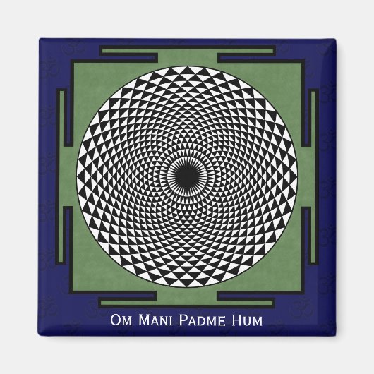 オムマニパドメフムチャント マグネット (正面)