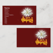 オムマニパドメフムマントラ 名刺 (正面/裏面)