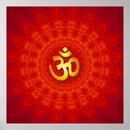 オムマンダラデザイン ポスター (正面)