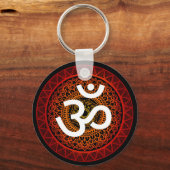 オムマンダラレッドルートチャクラ キーホルダー (裏面)