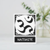 オムヨガポストカード ポストカード (スタンド正面)