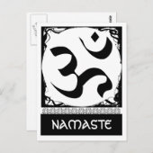 オムヨガポストカード ポストカード (正面/裏面)