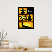 オムヨガ瞑想ポスター ポスター (キッチン)