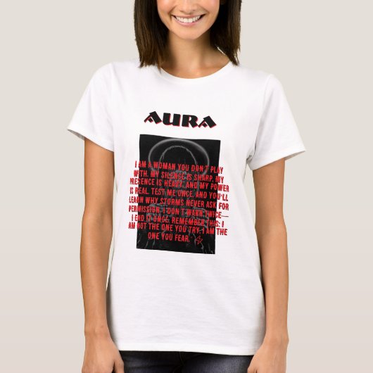 オムラニオーラウンタブルウーマンズ Tシャツ (正面)