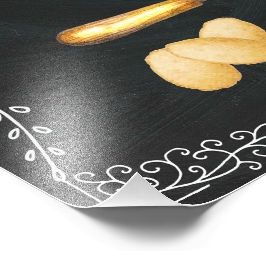 オムレツの黒板看板を注文する フォトプリント            (角)