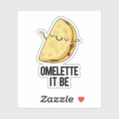 オムレツパおもしろいン シール (シート)