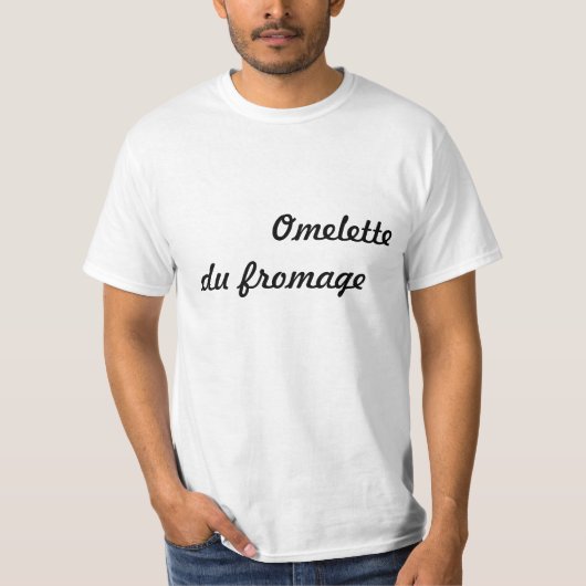 オムレツdu fromage tシャツ (正面)