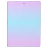 オムレピンクとターコイズグラデーション クリップボード (裏面)