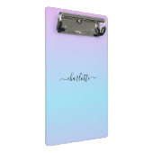 オムレピンクとターコイズグラデーション ミニクリップボード (アングル)