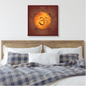 オムロツフラワー キャンバスプリント (インサイチュ (寝室))