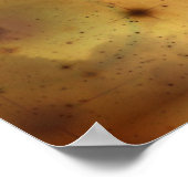 オムロータス |暗い黄色の宇宙 ポスター (角)