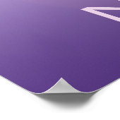 オム・イン・パープル – ナマステ ポスター (角)