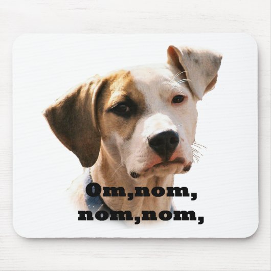 オム、ノム、ノム、ノム、 マウスパッド (正面)