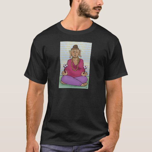 オム・マニ・パドメ・フム Tシャツ (正面)