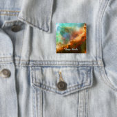 オメガの星雲の拡大された地域 缶バッジ (インサイチュ)