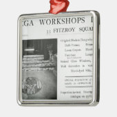 オメガの研修会株式会社のためのAdverisement メタルオーナメント (左)