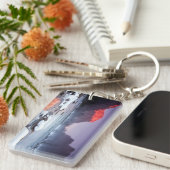 オメガの赤 キーホルダー (正面右)