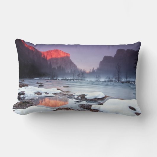 オメガの赤 ランバークッション (正面)