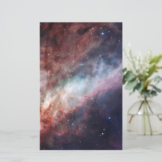 オメガまたはスワン星雲M17 便箋 (スタンド正面)