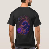 オメガドラゴン - 最終の炎が目覚める Tシャツ (裏面)