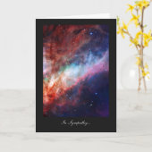 オメガネブラ、メシエ17 – イン悔やみや弔慰 カード (黄色い花)