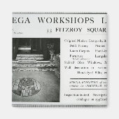 オメガワークショップ株式会社の広告 マグネット (正面)