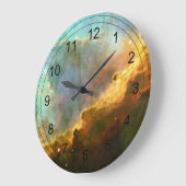 オメガ星雲 ラージ壁時計 (傾斜)