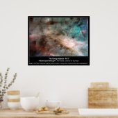 オメガ星雲M17ハッブル望遠鏡写真 ポスター (キッチン)