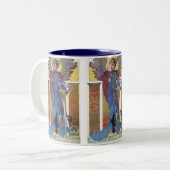 オメガ自転車 ツートーンマグカップ (正面左)