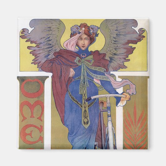 オメガ自転車 マグネット (正面)