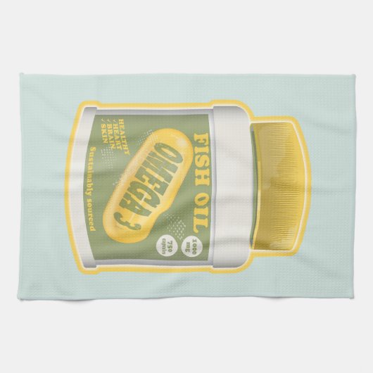 オメガ3魚油 キッチンタオル (横)