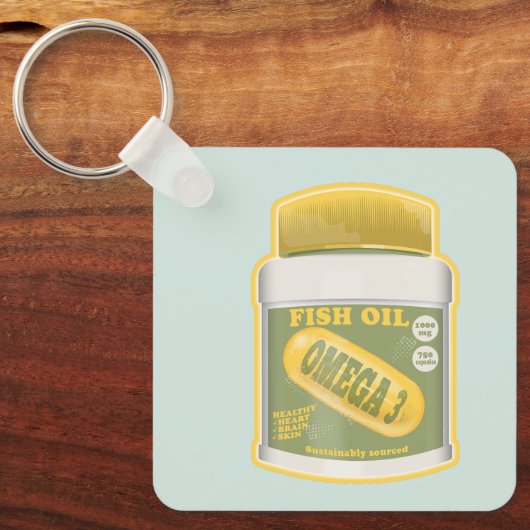 オメガ3魚油 キーホルダー (正面)