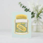 オメガ3魚油 ポストカード (スタンド正面)