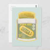 オメガ3魚油 ポストカード (正面/裏面)