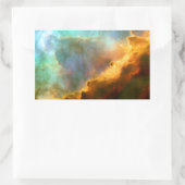 オメガ/スワン星雲ハッブル望遠鏡 長方形シール (バッグ)