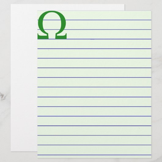 オメガ レターヘッド (正面/裏面)