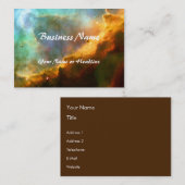 オメガ/白鳥の星雲(ハッブルの望遠鏡) 名刺 (正面/裏面)