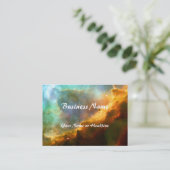 オメガ/白鳥の星雲(ハッブルの望遠鏡) 名刺 (スタンド正面)