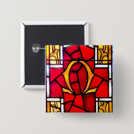 オメガ 缶バッジ (正面&裏面)