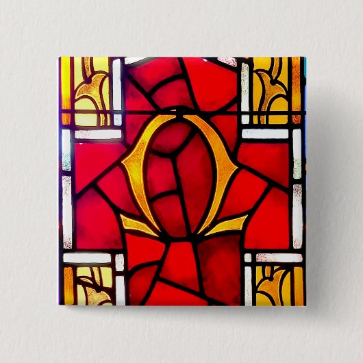 オメガ 缶バッジ (正面)