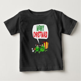 オメリークリスマス(ベビー) ベビーTシャツ