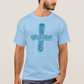 オメンスノー（サクサスブルー） Tシャツ (正面)