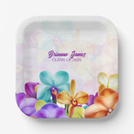 オモダンスタイリッシュラカラフルン紙プレート ペーパープレート