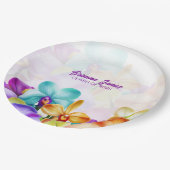 オモダンスタイリッシュラカラフルン紙プレート ペーパープレート (アングル)