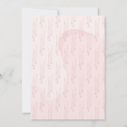 オモダンベビーベージュエステティックベビースワーナー 招待状 (裏面)